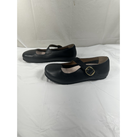 Birkenstock Tracy Mary Jane Ballet Eva Womens Flat Shoe In Black 39 - Picture 4 of 16